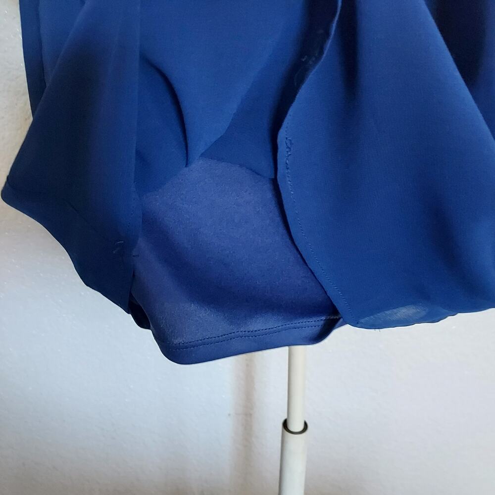 As U Wish Royal Blue Shift Dress Size Small - Picture 7 of 13